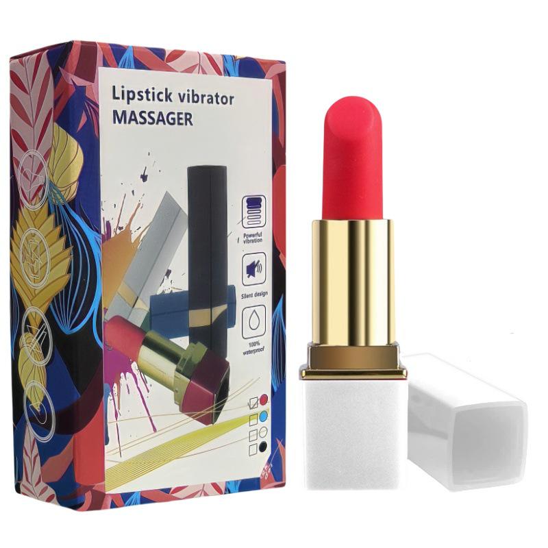 Women's Electric Mini Lipstick Vibrator: Magnetic Rabbit Egg Intimate Adult Toy