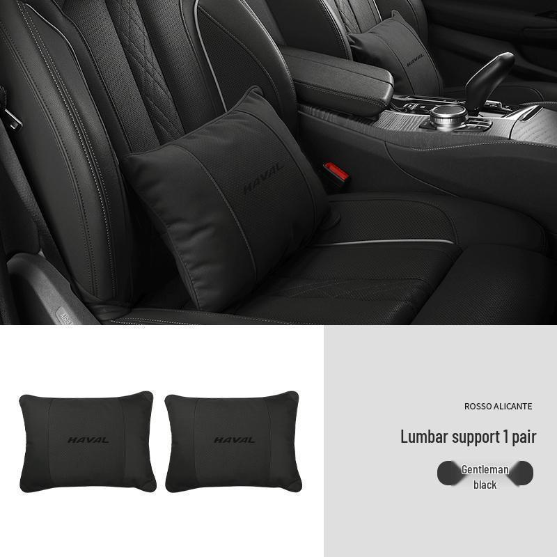 Compatible Neck Pillow & Lumbar Support for Haval H6, Chitu, First Love, Big Dog, H2, H4, H5, H7, H8, H9 Headrests