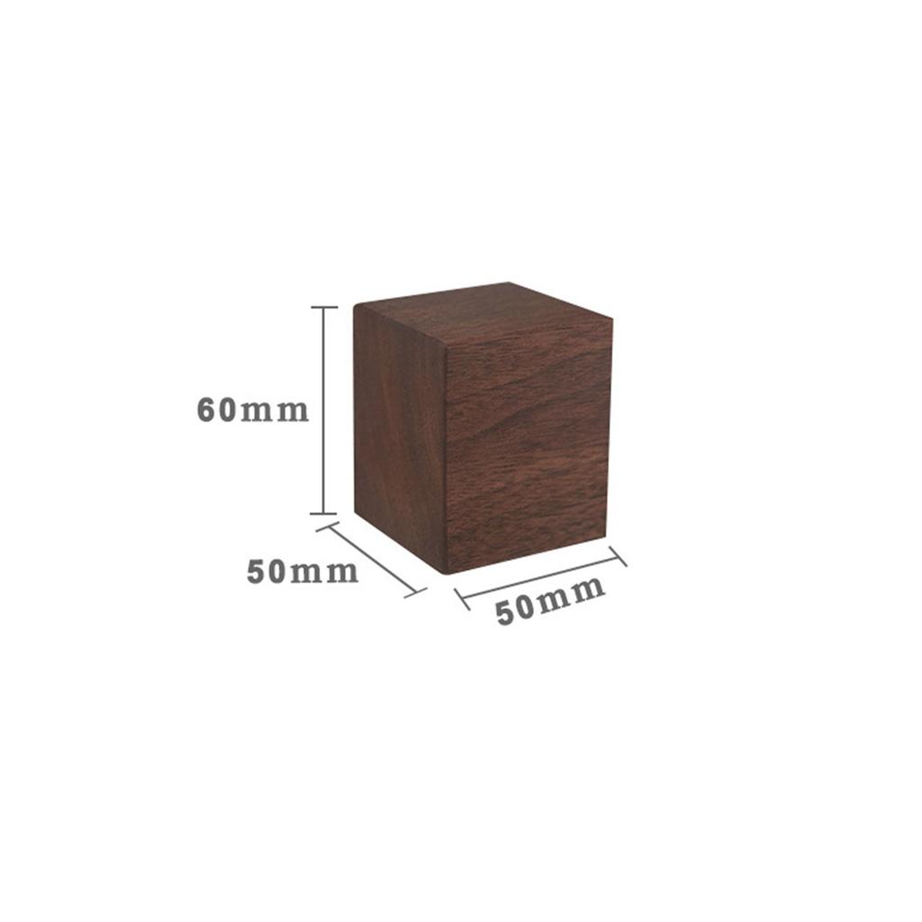 Vintage Walnut Wood Jewelry Displays Holder Rack Dark Brown High-end Display Stand Storage Photo Props Rings Earring Necklace