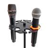 Durability On-Stage Multi Mic Holder Microphone Tray with AntiSlip Plastic Pad for Up To 8Mics Secure &Neat Storage