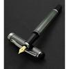 Xezo Fountain Pen Fine Nib  Zinc Green Color Lacquer  Pure Platinum  Handmade   