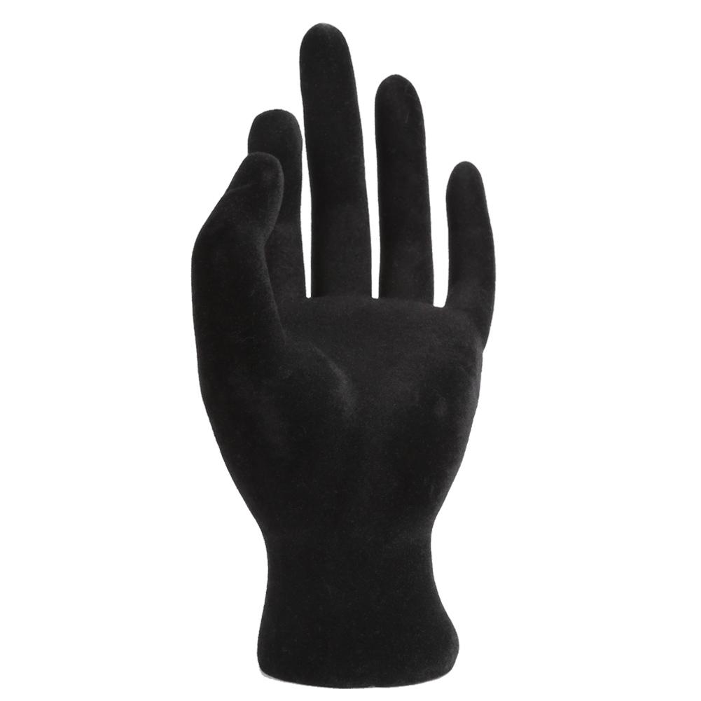 Black OK Hand Gestured Rings Display Stand Earrings Bracelet Holder Jewelry Organizers (Resin)