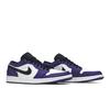 Air Jordan 1 Low 'Court Purple' (Unisex) White / Court Purple / Black Vintage Basketball Shoes 553558 500