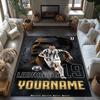 Juventus Personalized Name Area Rug Perfect for Dining Room Playrooms Kitchen Balcony Antislip Carpet Decorate Offices Wedding Party Gift