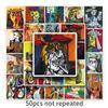 50Pcs Classic Picasso Abstract Art Painting Stickers Collection Decal Diy Phone Scrapbook Suitcase Laptop Sticker Toy Gift