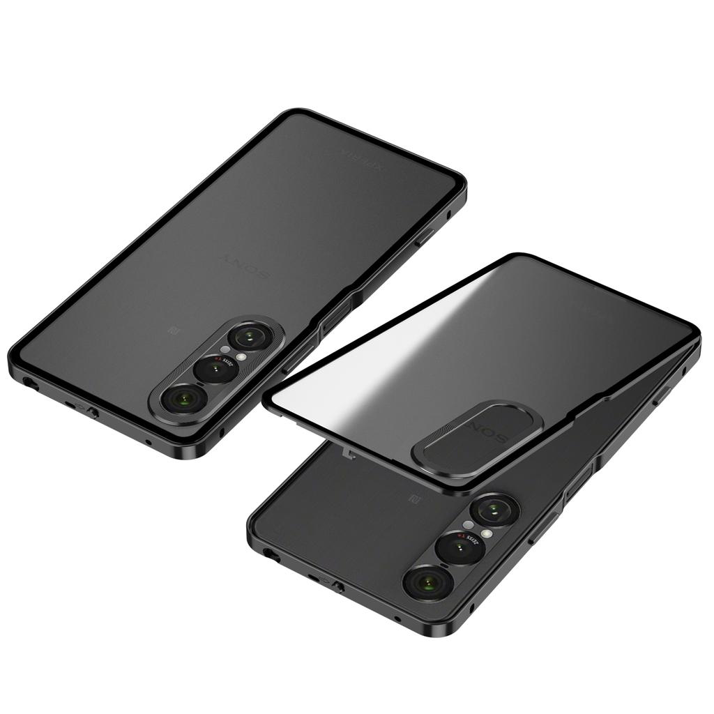 Shockproof Metal Phone Case For Sony Xperia 1 V II Aluminium Alloy Metal Frame Hard Matte Bumper Cover for Xperia 1 VI 1 V