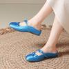 Wear Half Slippers Outside and Increase the Height Inside. Summer New Gentle Single Shoes Bow Cool Slippers Women