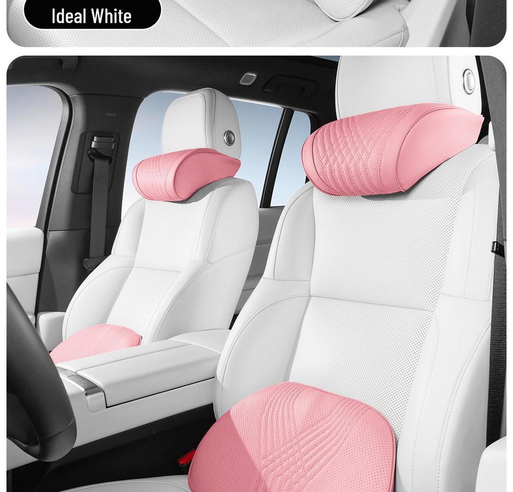 Zeekr 007/001 Car Headrest: Lumbar & Neck Support Pillow - All-Season Breathable Interior Decor