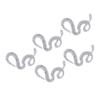 SnakE Shaped Rhinestones Trim Ribbon Mesh Wrap Roll   Clothing Accessories Applique (Silver)