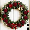 12pcs Velvet Flocked Christmas Ornaments Festive Hanging Balls For Xmas Tree, Table, Window Door Hanging Flower Wreath Decor