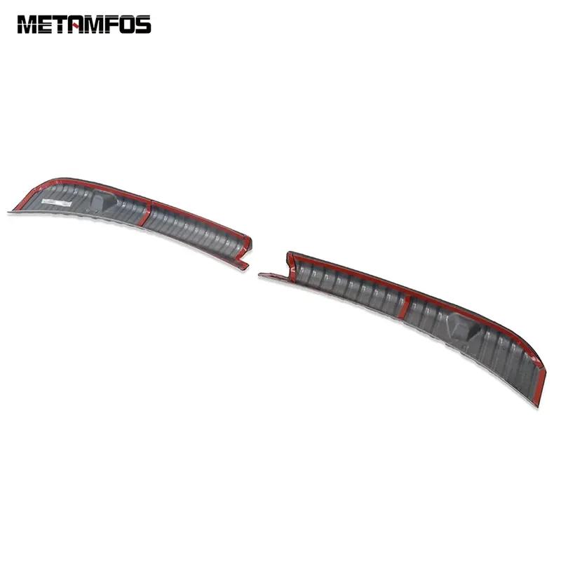 For Tesla Model 3 2017-   Inner Rear Trunk Bumper Foot Plate Tailgate Door Sill Scuff Guard Plate Car Accessories