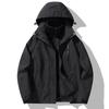Unisex 3-in-1 Waterproof Windproof Outdoor Jacket With Fleece Liner Hiking Climbing Skiing Small Stature