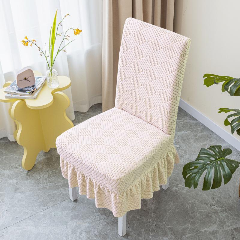 Household Chair Cover Cushion Backrest Integrated Dining Chair Cover Universal Bench Cover Seat Cover Elastic Dining Table Chair Cover