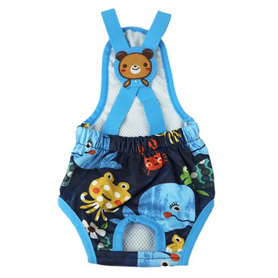 Pantaloni Mestruali per Animali Yousheng Morbidi Traspiranti Comodi Stampa Cartone Animato Cucciolo Cane Pantaloni Fisiologici Articoli per Animali