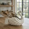 Desktop Miscellaneous Storage 3D Printed Swan Jewelry Tray, Creative Shape Ring Dish, Entryway Table Pure White Texture Decoration Trays, Decorative
