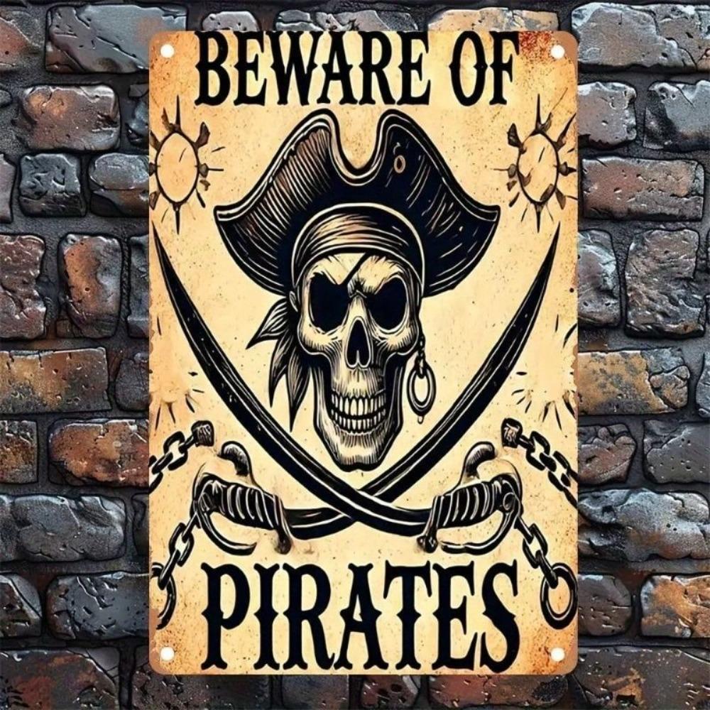 Retro Rectangular Metal Sign 20x30cm Vintage Wall Decor for Home Garden