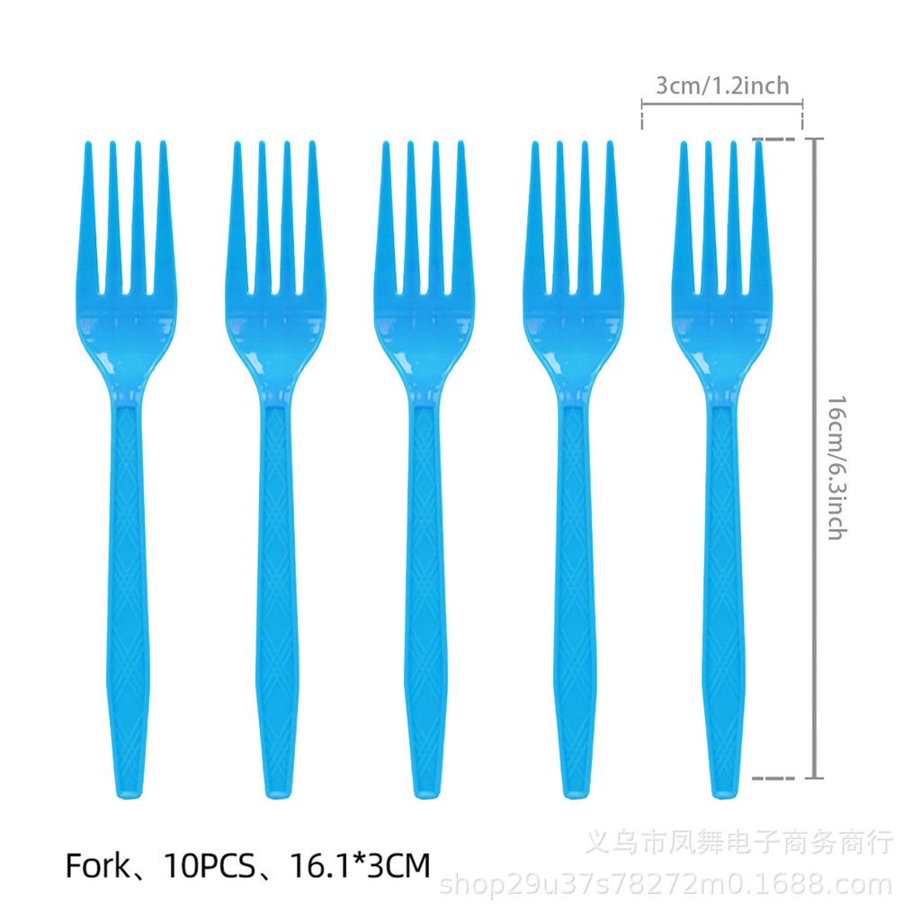 Diver Theme Party Ornaments Dolphin Birthday Party Supplies Disposable Knives, Forks, Spoons Paper Cups Pull Flags