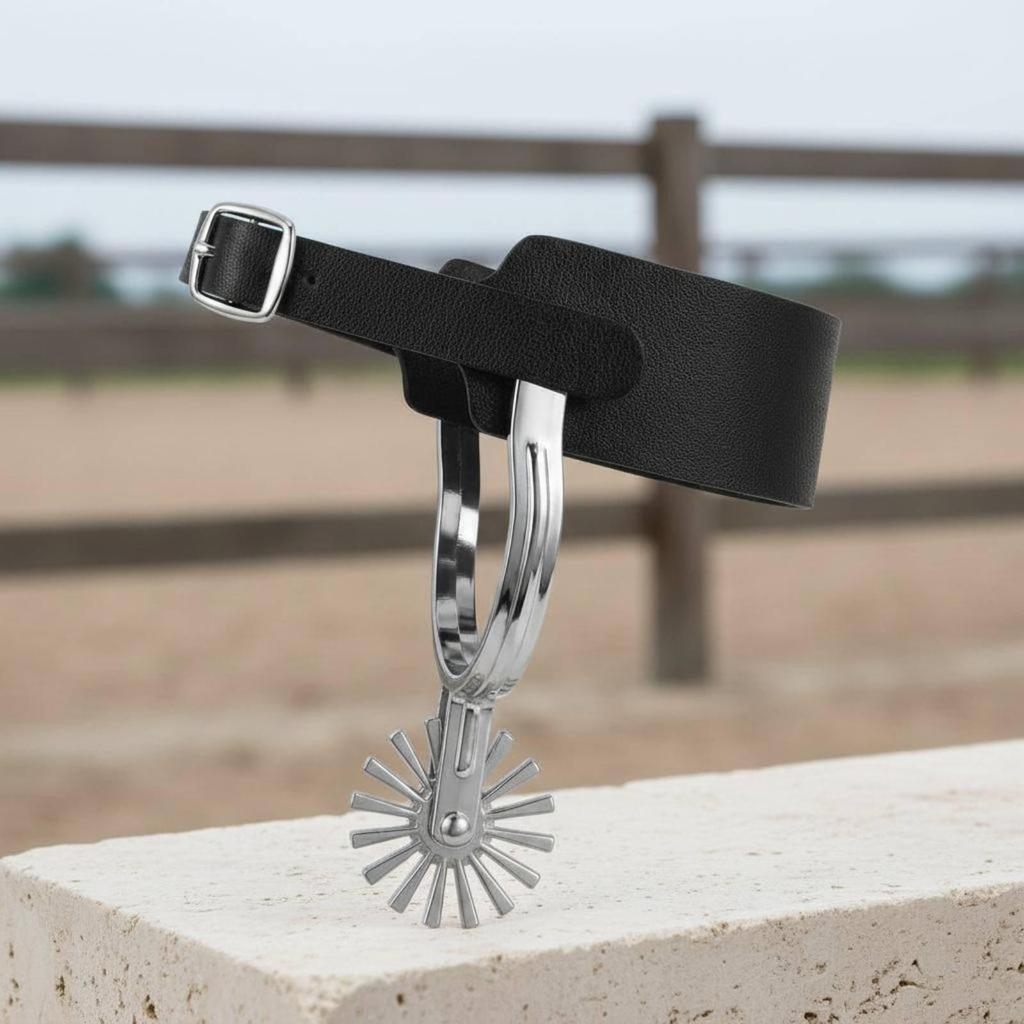 Wheel Cog Adjustable Easy to Wear Equestrian Gear for Horseback Riders, Training