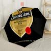 Étiquette de Bière Hertog Jan Parapluie Automatique Portable Compact 8 baleines Léger Design Pliable Parfait pour les Aventures en Plein Air Parapluie Pliant Compact