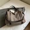 Stylish Canvas Shoulder Bag for Women with Wide Strap and Spacious Design