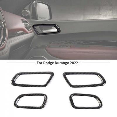 4x Kryt misky kľučky dverí z uhlíkových vlákien pre Dodge Durango + Príslušenstvo