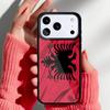 Albanian Flag Eagle Banner Phone Case for iPhone 17 16 15 14 13 Pro Max Back Cover for 12 11 Pro Coque