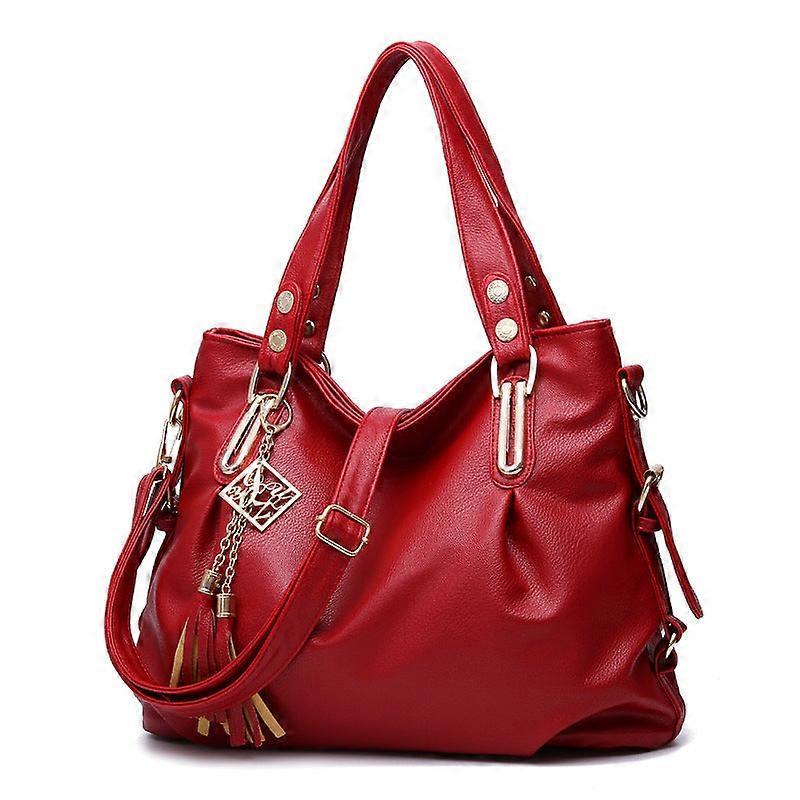 Women Ladies Handbag Shoulder Crossbody Bag Soft Leather Big Bag