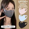 Upf50+ Anti-Uv Face Cover Washable Hyaluronic Acid Face Mask Outdoor Running Cycling Sports Sun Protection Mask