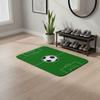 Green Football Court Pattern Doormat Non-slip Small Rug Home Decor Bath Mat  Bathroom