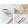 Pencil Case Pen Case Zipper Pouch Clear Stationery Bag Pencil Holder Pencil Bag for Ballpoint Pens Markers Erasers