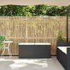 VidaXL Banc de jardin avec coussin noir 110x40x44 cm résine tressée, banc d'extérieur, banc de patio, siège de jardin, banc 4104145