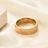 Fashion Tungsten Steel 4MM/6MM Ring for Women Cut Polygonal Couple Rings Wedding Party Jewelry and Accessories
