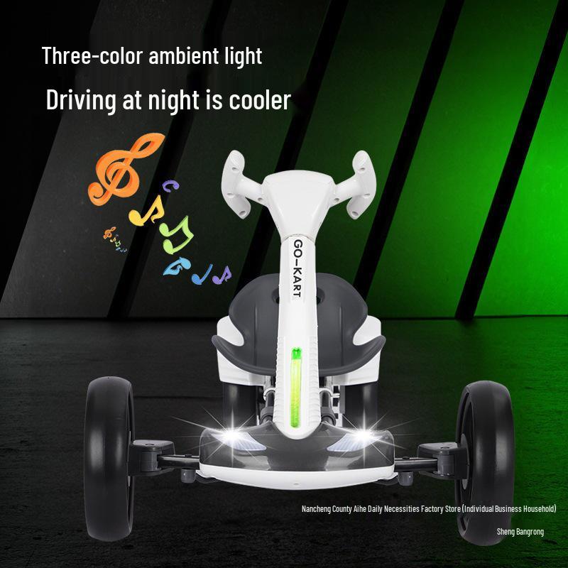 Foldable Electric Go-Kart for Kids, Ages 2-6 – Portable, No Assembly Required