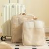 Vacuum Storage Bags for Clothes Bedding Space Saving Designs Sturdy Reusable Sateen Fabric Travel Home Organizing