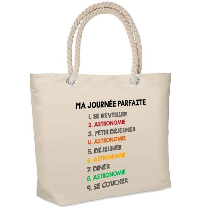 Sac isotherme astronomie journée parfaite Cadeau Femme Homme, Anniversaire Noël, Maman Papa | Glacière Souple Idéal pique-nique