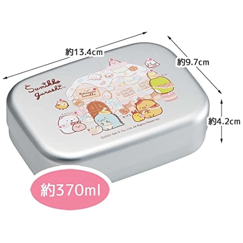 Skater Bento Box Sumikkogurashi Okaiyasan 370ml Aluminum for Children Made in Japan ALB5NV-A