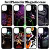 W-Fnaf-e-Fives-nights-At-Freddys Für Magsafe Kabelloses Ladecase Für iPhone 17 16 15 14 13 12 11 15 Pro Max Magnetische Abdeckung