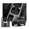 Ruiya Interior Rubber Mat for Suzuki Jimny Pocket Scratch Noise Custom Parts JB64/JB74, Non-Slip Accessory, Mat, Resistant, Reduction, (Black)