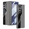 Luxury Plating PU Leather Case for Samsung Galaxy Z Fold8 Ultra Outer Screen Glass Protective Hard Cover for Galaxy Z Fold7 Case