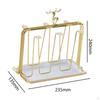 Bottle Drying Holder Cup Cookware Draining Organizer Rack Glass Drain Tray for