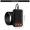 Waterproof Flexible Probe Inspection Camera for Car Maintenance Home Repair Challenging Environment with Real Time Video