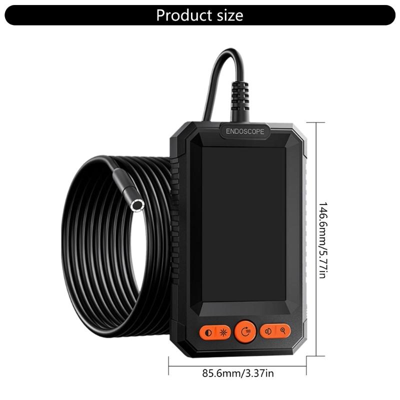 Waterproof Flexible Probe Inspection Camera for Car Maintenance Home Repair Challenging Environment with Real Time Video