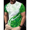 Sommer Herren 3D-Druck Rundhals-T-Shirt