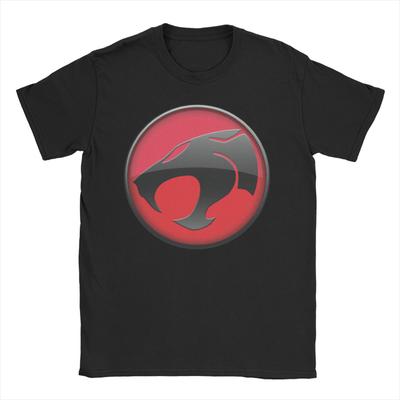 Thundercats Logo T Shirt Men Womens TShirts Round Collar Thundercats Vs HiMan Cheetara 80s Retro Cartoon Tee Shirt