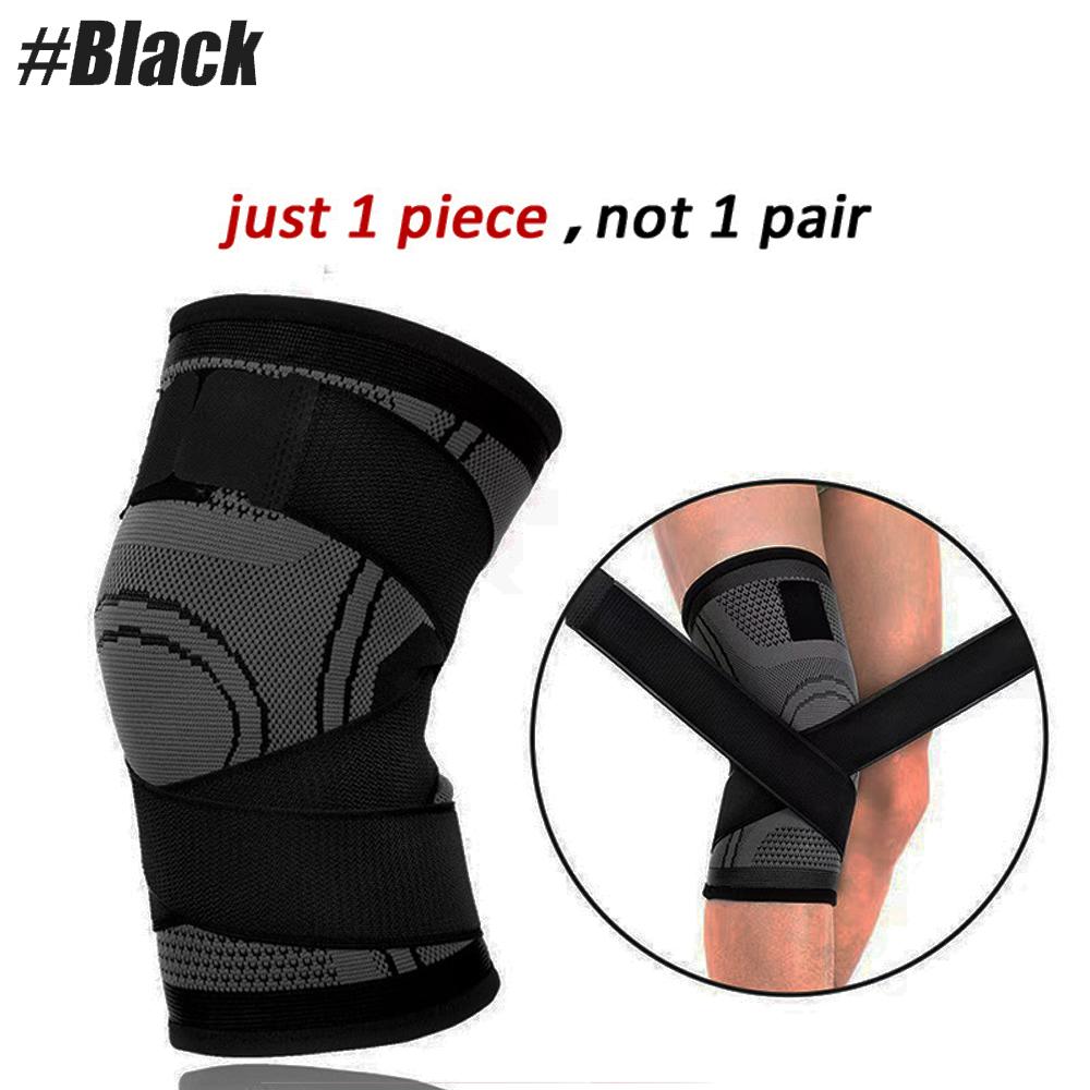 1Pc Knee Pads Braces Sports Support Kneepad With Adjustable Straps For Arthritis Joints Protector Fitness Compression Sleeve