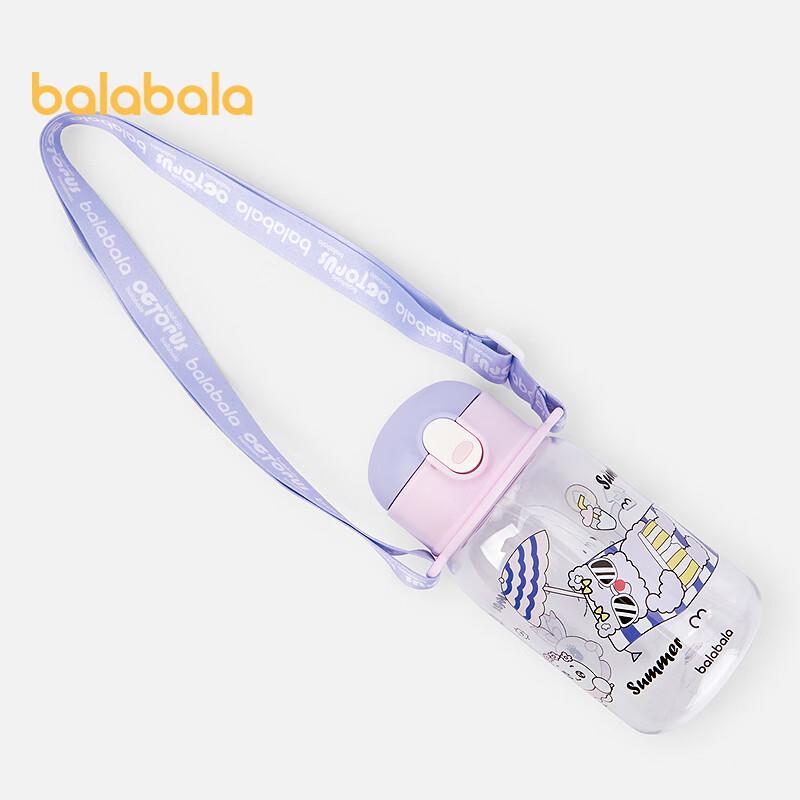 Balabala Kids Cartoon Straw Cold Water Bottle