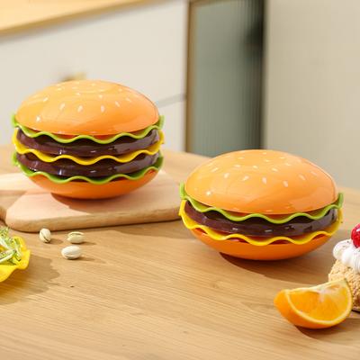 Mini Dinner Plate Tableware Sauce Container Table Decoration Kitchen Supplies 5/7 Layers Stackable Hamburger Plate
