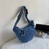 Denim Bag Large Capacity Hobo Bag Women's Lightweight Crossbody Bag Shoulder Bag