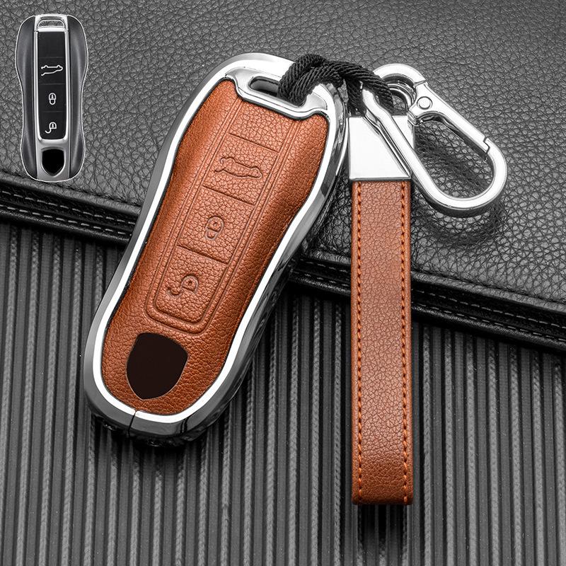 Porsche 911, Cayenne, Panamera, Macan, Taycan Metal Key Case - New Energy Series