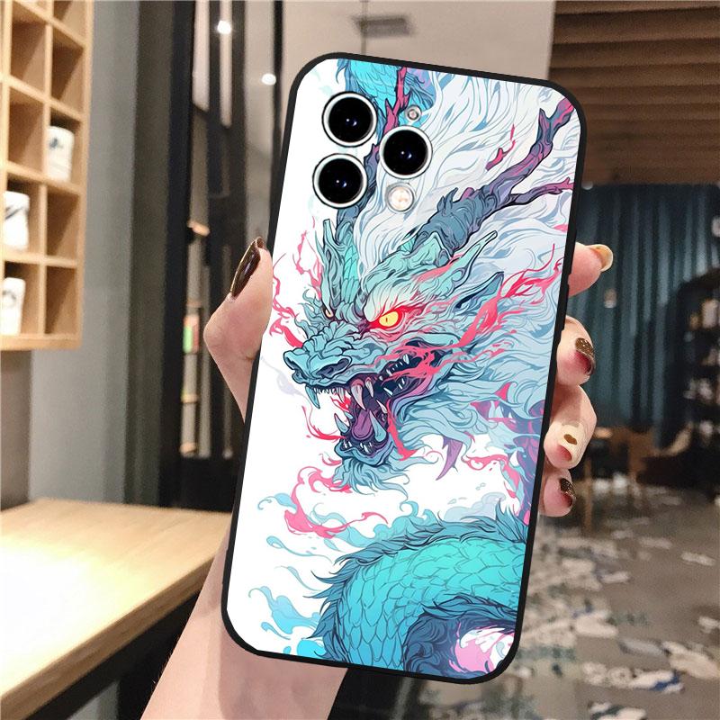 Dragon Art Phone Case For iphone 17 Pro Max 17 Pro Air 16 15 14 13 Pro Max 15 16 Pro 15Plus